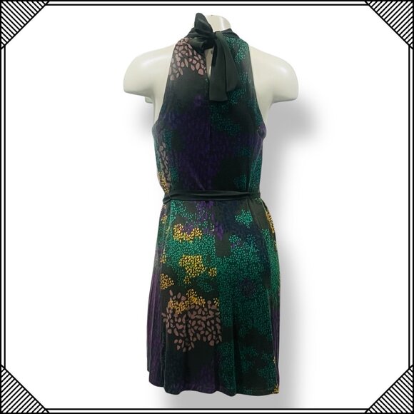 ONE SEPTEMBER A-line Beaded Halter Tie Dress - XS - Picture 3 of 9